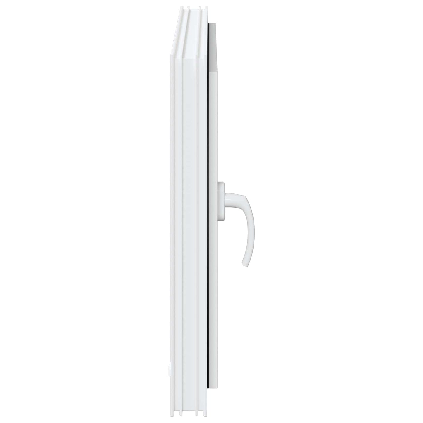 Παράθυρο Κάτω Στρώματος RISOR Λευκός 80 x 60 cm PVC και Γυαλί