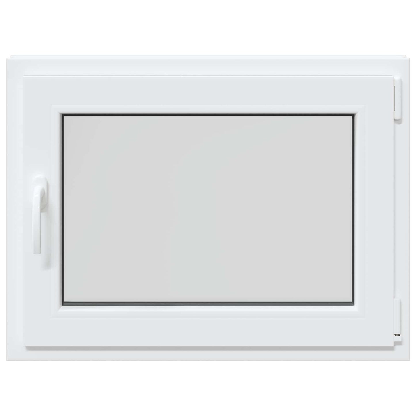 Παράθυρο Κάτω Στρώματος RISOR Λευκός 80 x 70 cm PVC και Γυαλί