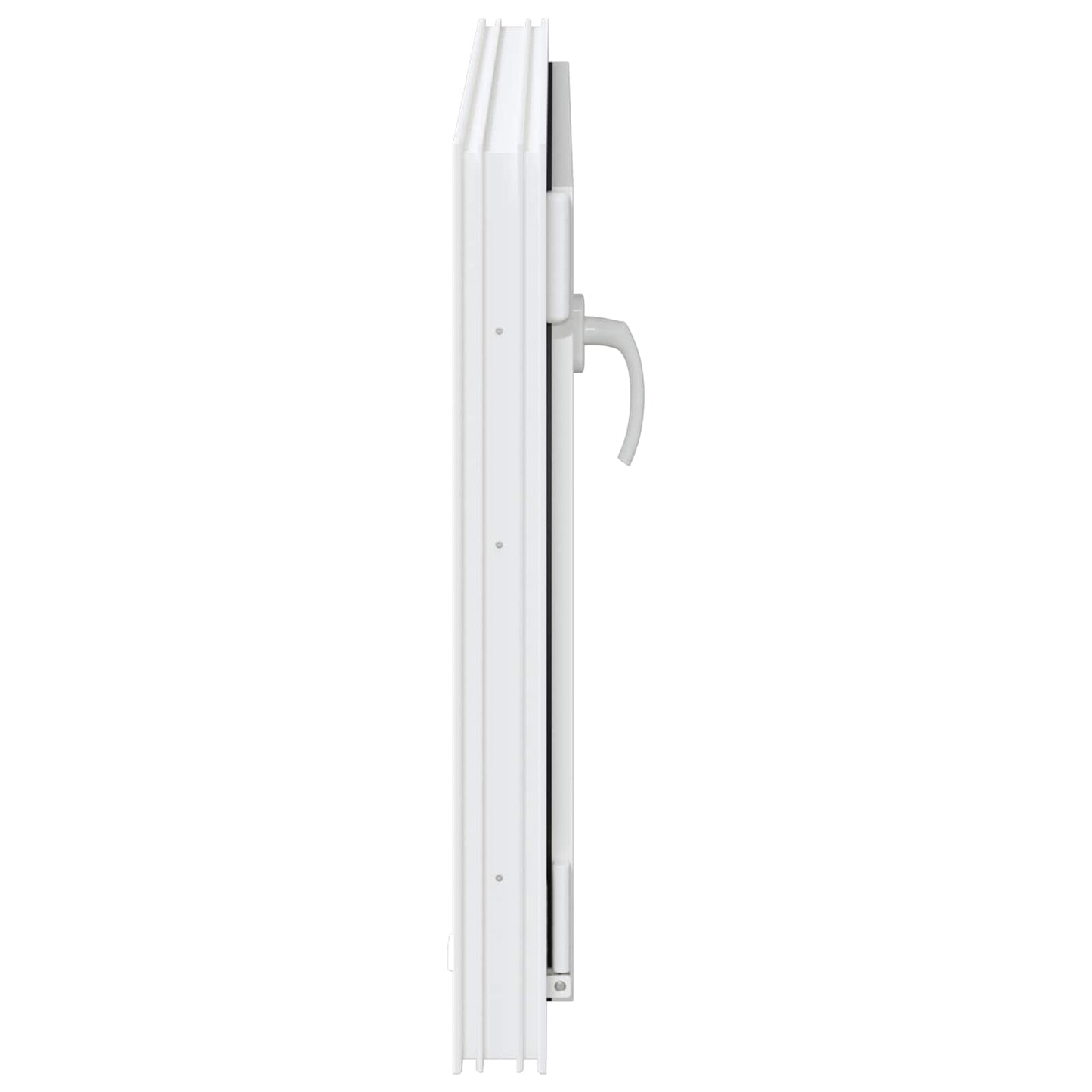 Παράθυρο Κάτω Στρώματος RISOR Λευκός 80 x 70 cm PVC και Γυαλί