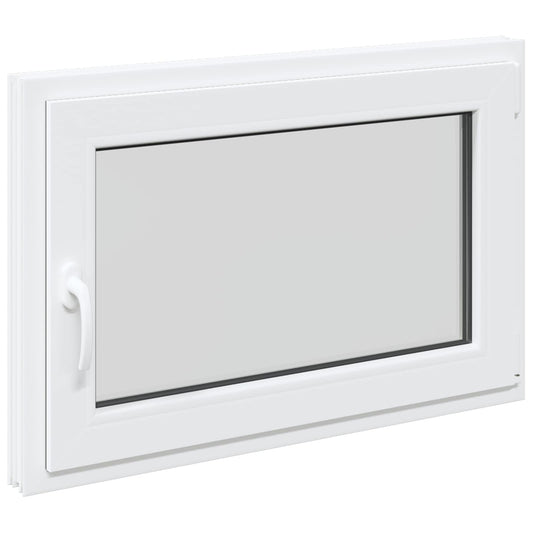 Παράθυρο Κάτω Στρώματος RISOR Λευκός 90 x 50 cm PVC και Γυαλί