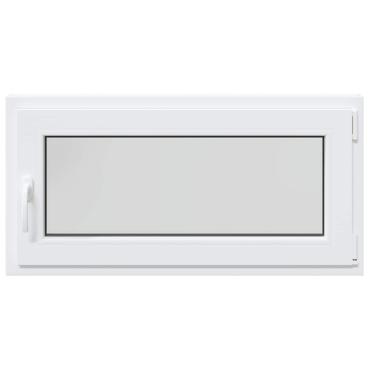 Παράθυρο Κάτω Στρώματος RISOR Λευκός 100 x 50 cm PVC και Γυαλί