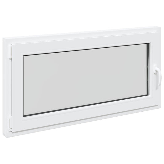 Παράθυρο Κάτω Στρώματος RISOR Λευκός 120 x 60 cm PVC και Γυαλί