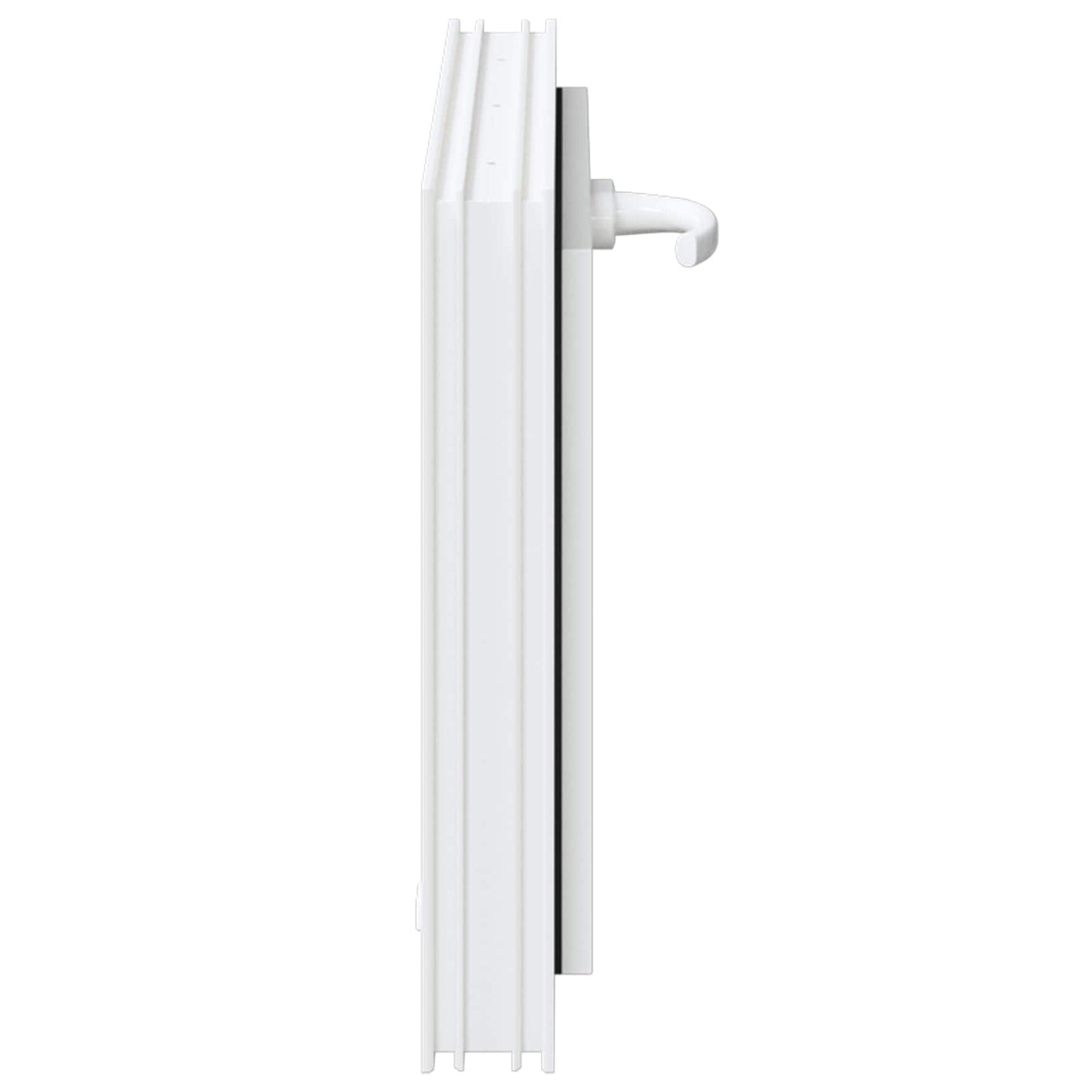 vidaXL Παράθυρο Κάτω Στρώματος RISOR 60 x 40 cm PVC και Γυαλί Λευκό