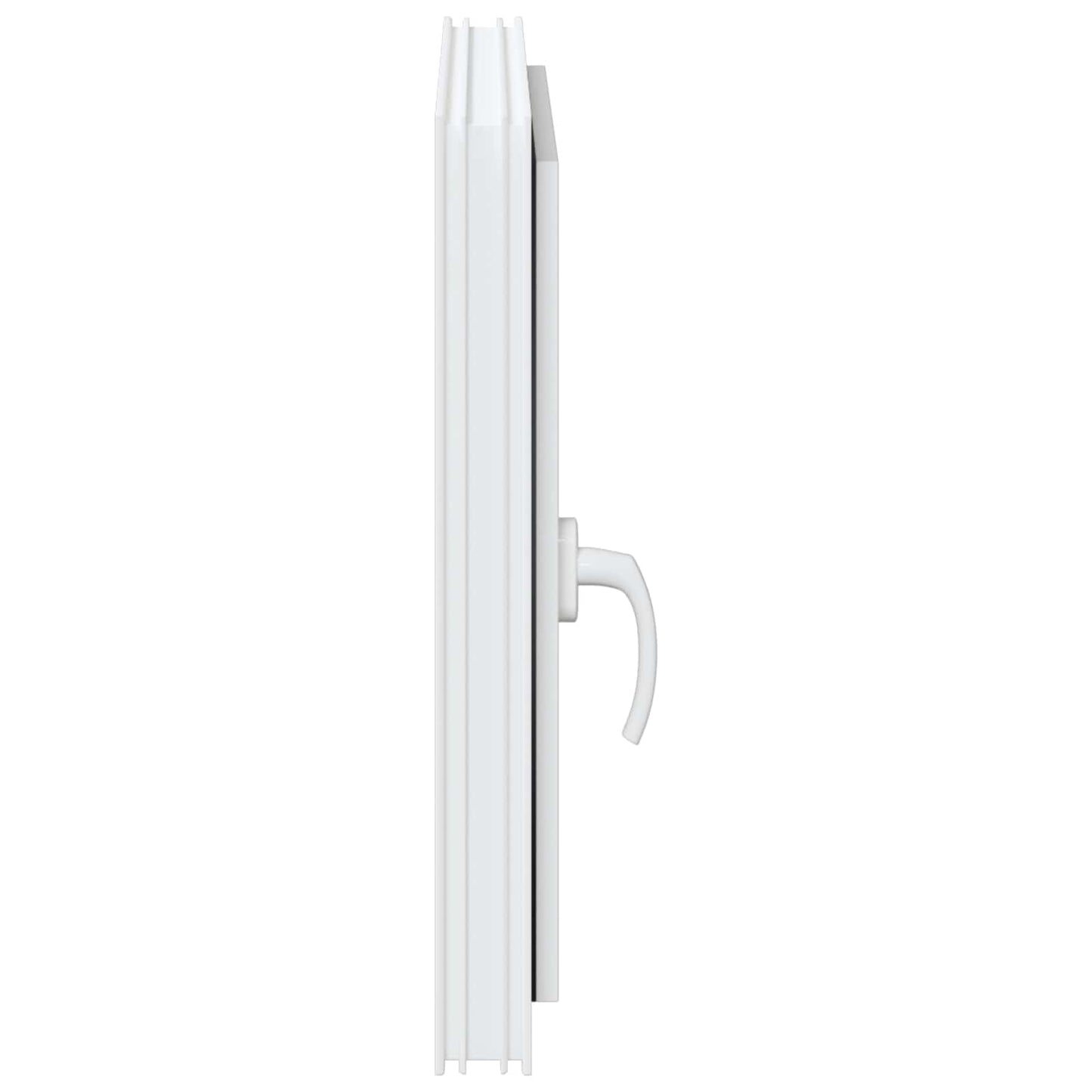 Παράθυρο Κάτω Στρώματος RISOR Λευκός 50 x 50 cm PVC και Γυαλί