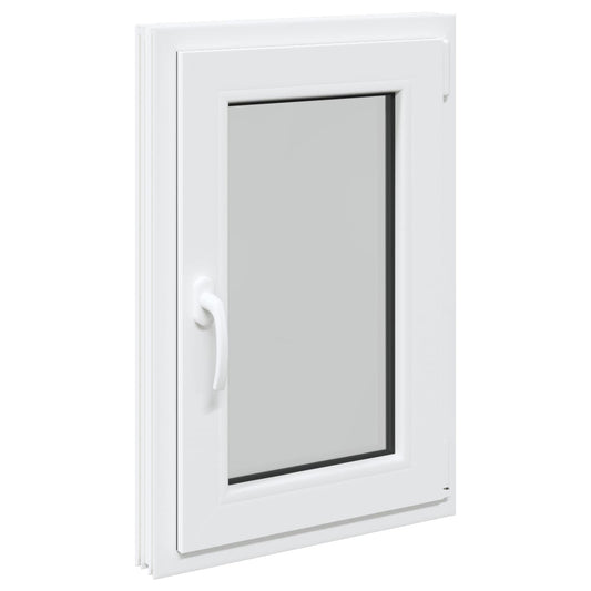 Παράθυρο Κάτω Στρώματος RISOR Λευκός 50 x 75 cm PVC και Γυαλί
