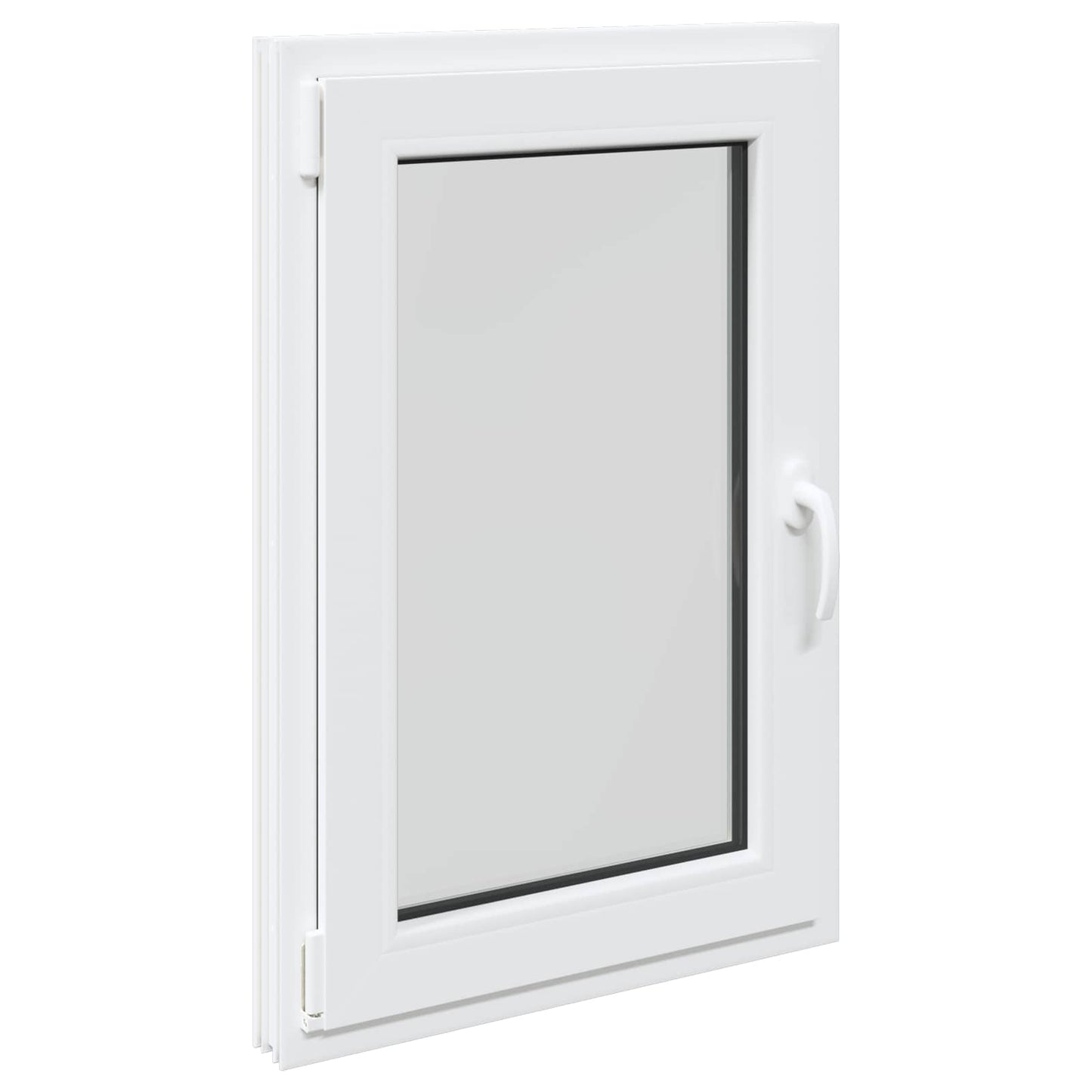 Παράθυρο Κάτω Στρώματος RISOR Λευκός 60 x 100 cm PVC και Γυαλί