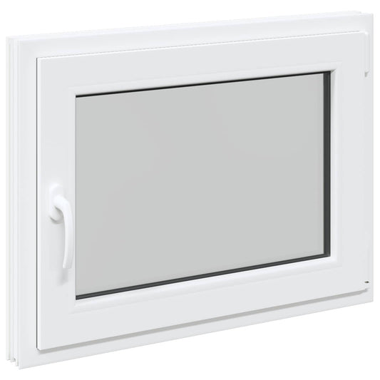 Παράθυρο Κάτω Στρώματος RISOR Λευκός 80 x 60 cm PVC και Γυαλί