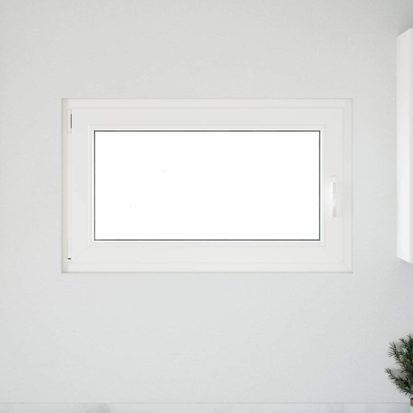 Παράθυρο Κάτω Στρώματος RISOR Λευκός 100 x 60 cm PVC και Γυαλί