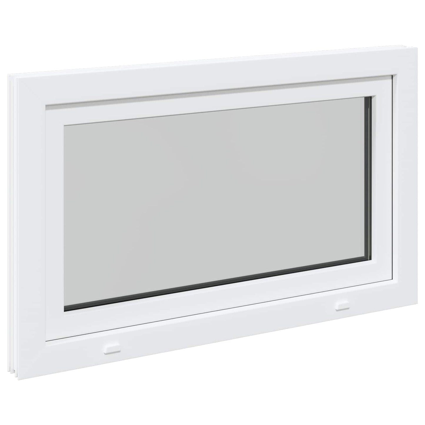 Παράθυρο Κάτω Στρώματος RISOR Λευκός 100 x 60 cm PVC και Γυαλί