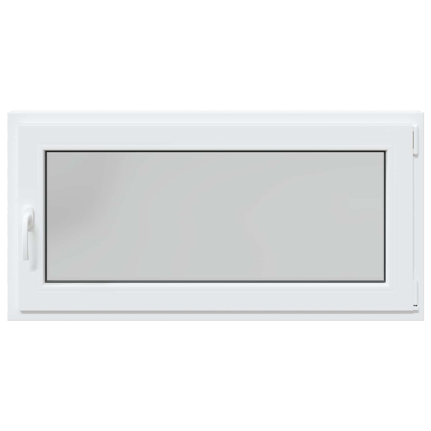 Παράθυρο Κάτω Στρώματος RISOR Λευκός 120 x 60 cm PVC και Γυαλί