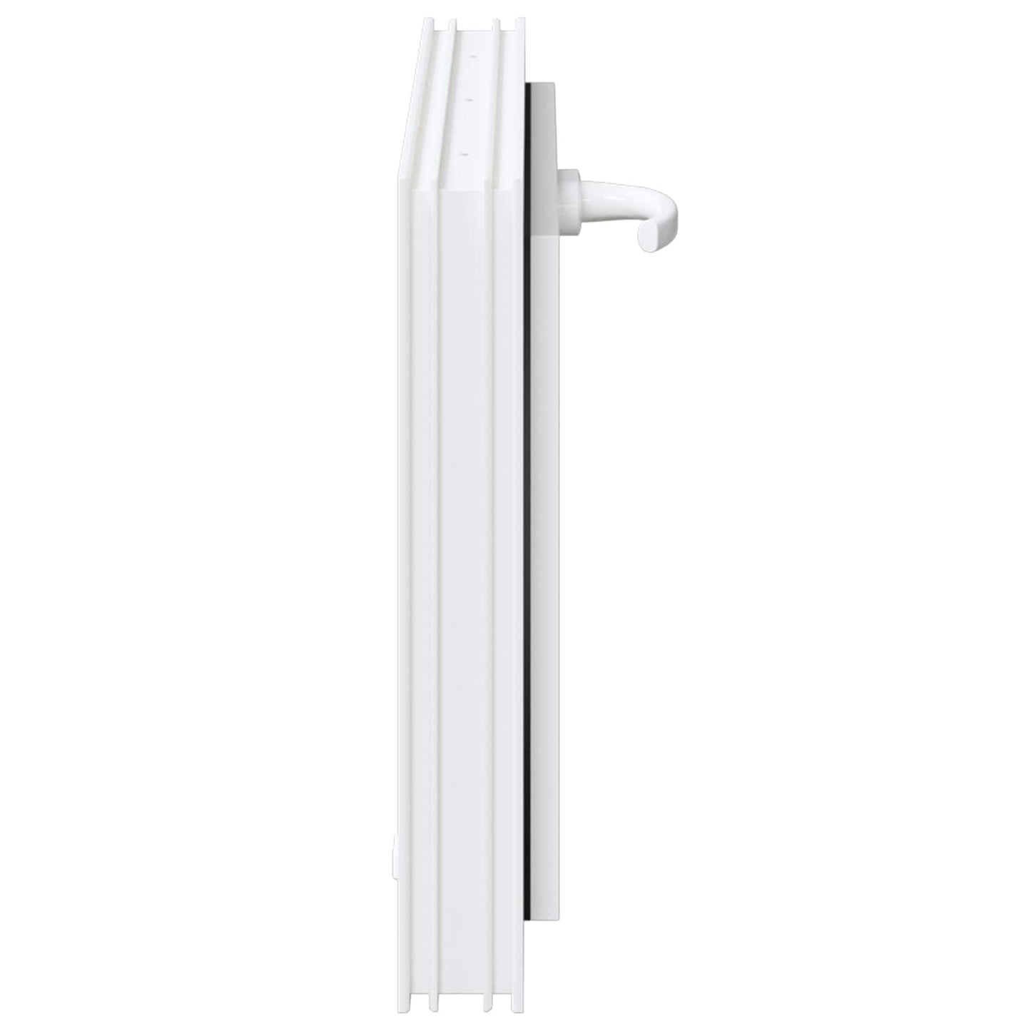 vidaXL Παράθυρο Κάτω Στρώματος RISOR 60 x 40 cm PVC και Γυαλί Λευκό