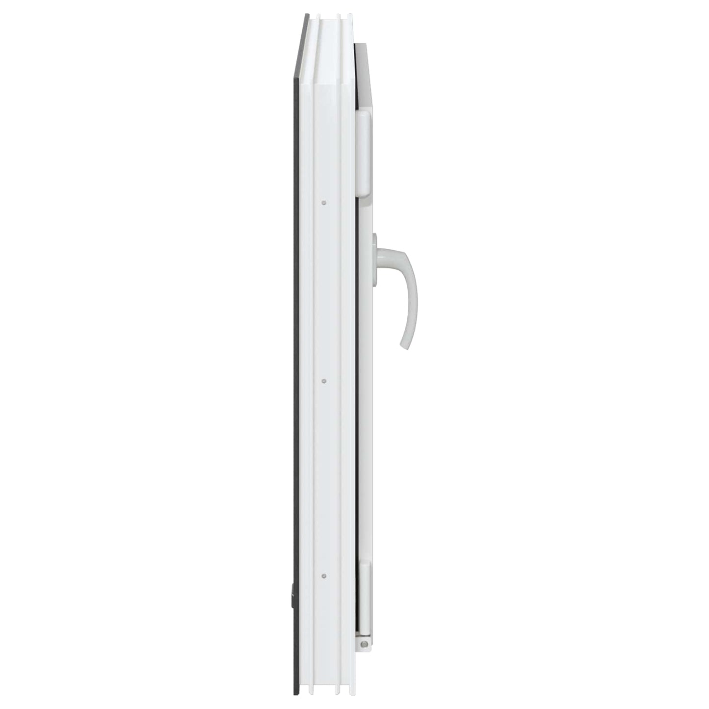 Παράθυρο Κάτω Στρώματος RISOR Ανθρακί 50 x 50 cm PVC και Γυαλί