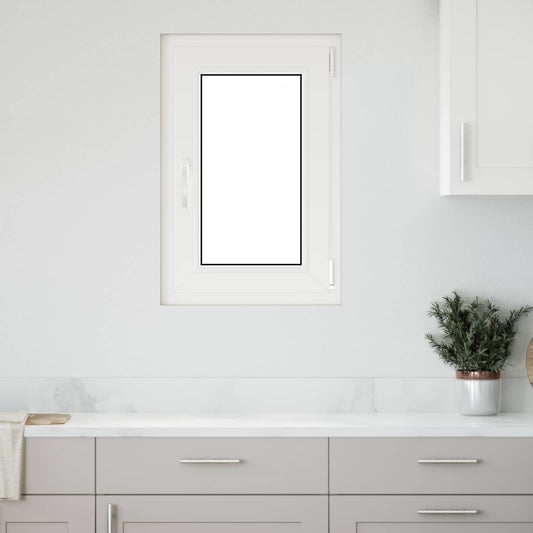 Παράθυρο Κάτω Στρώματος RISOR Ανθρακί 50 x 75 cm PVC και Γυαλί