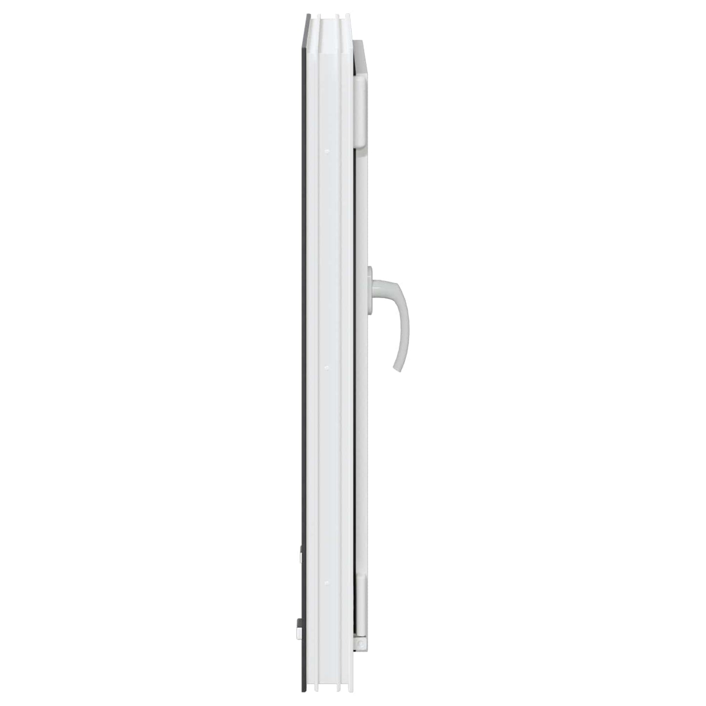 vidaXL Παράθυρο Κάτω Στρώματος RISOR 50 x 75 cm PVC και Γυαλί Ανθρακί