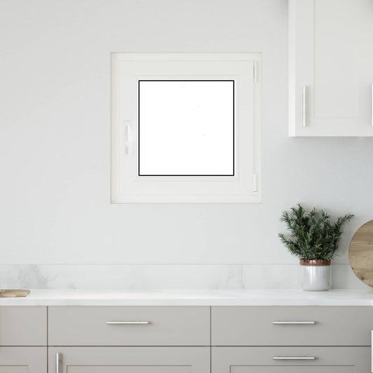 Παράθυρο Κάτω Στρώματος RISOR Ανθρακί 60 x 60 cm PVC και Γυαλί