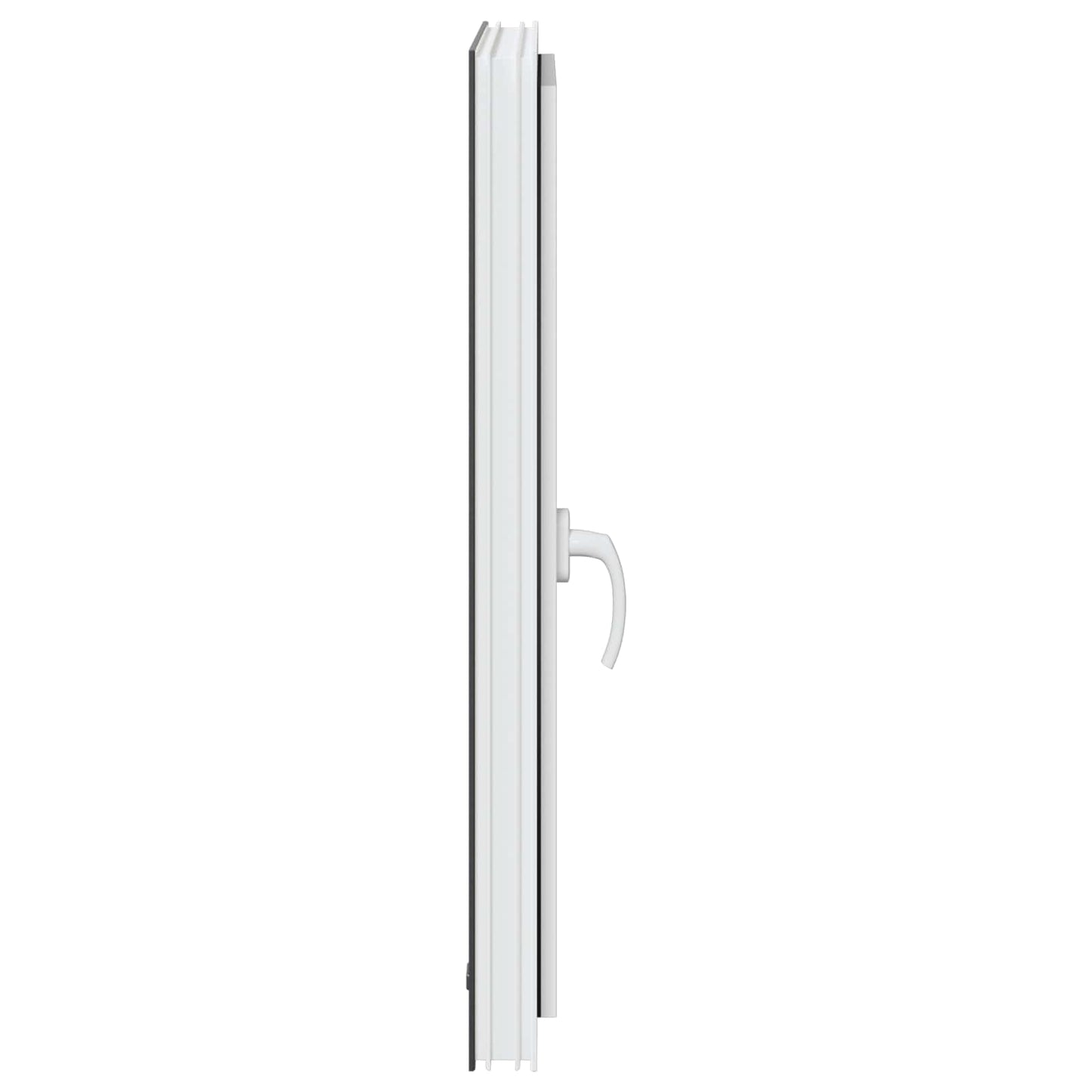 vidaXL Παράθυρο Κάτω Στρώματος RISOR 60 x 90 cm PVC και Γυαλί Ανθρακί