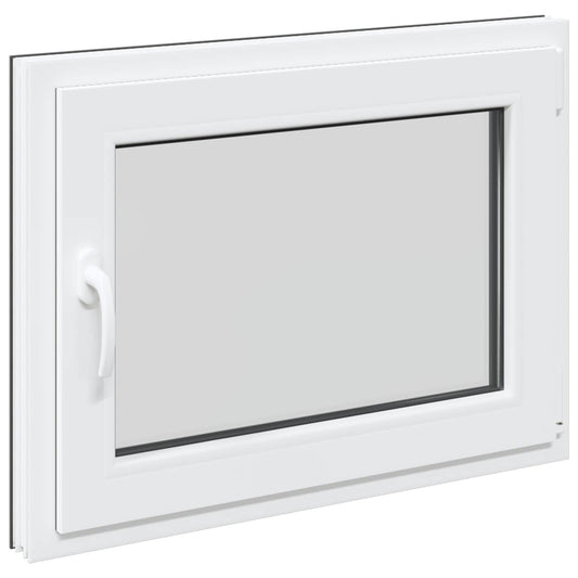 Παράθυρο Κάτω Στρώματος RISOR Ανθρακί 80 x 60 cm PVC και Γυαλί