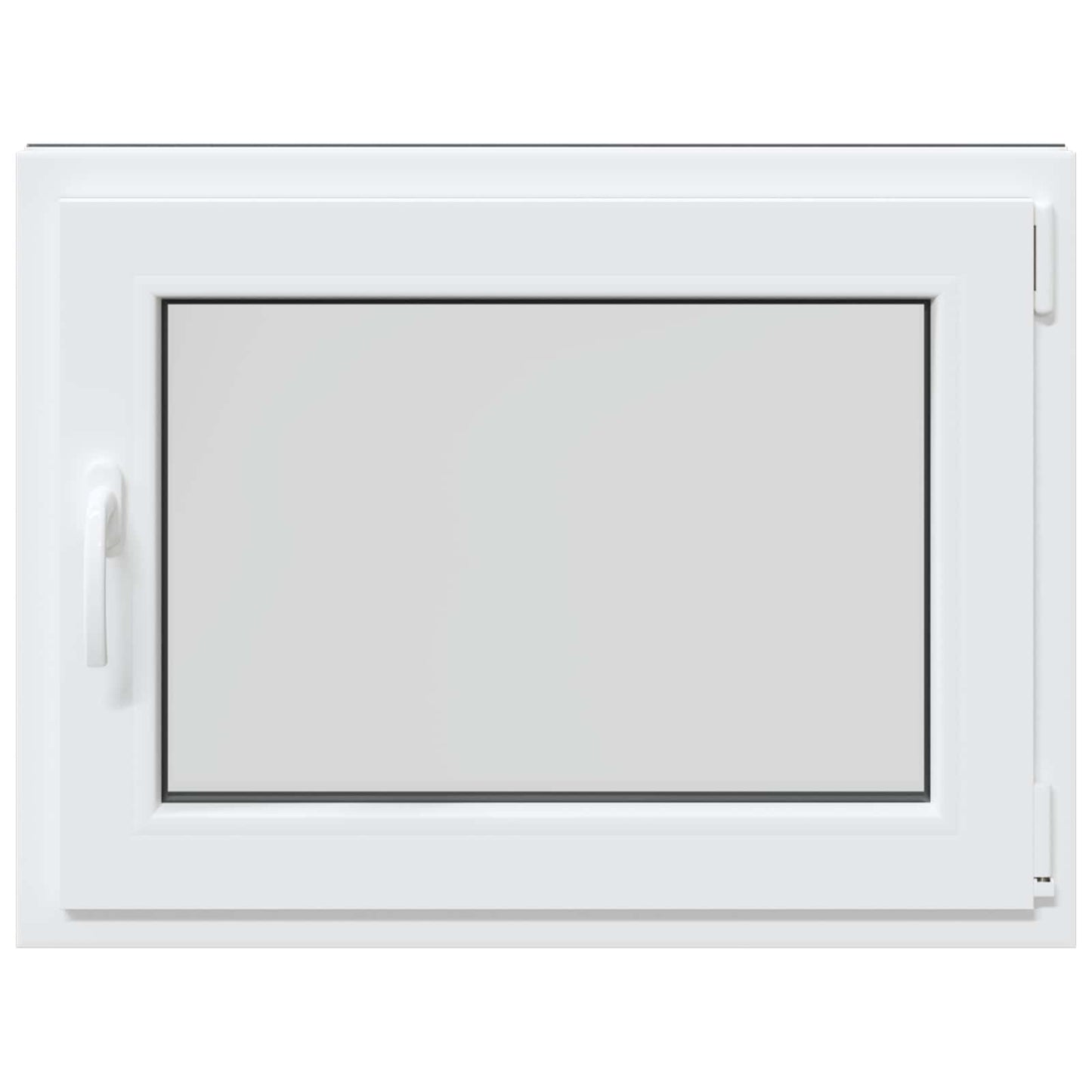 Παράθυρο Κάτω Στρώματος RISOR Ανθρακί 80 x 60 cm PVC και Γυαλί