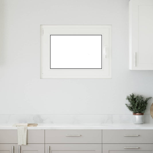 Παράθυρο Κάτω Στρώματος RISOR Ανθρακί 80 x 70 cm PVC και Γυαλί