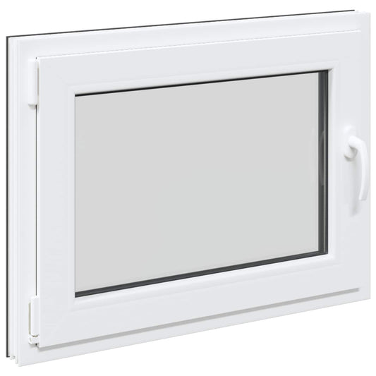 Παράθυρο Κάτω Στρώματος RISOR Ανθρακί 80 x 70 cm PVC και Γυαλί