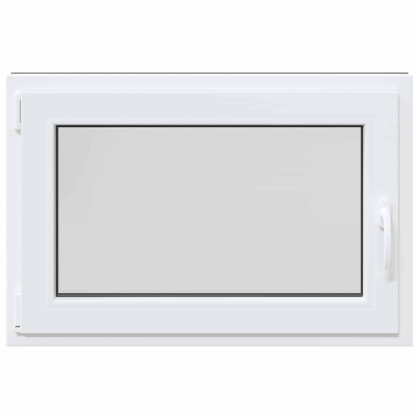 Παράθυρο Κάτω Στρώματος RISOR Ανθρακί 90 x 50 cm PVC και Γυαλί