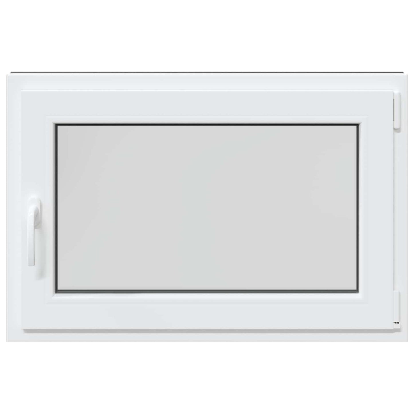 Παράθυρο Κάτω Στρώματος RISOR Ανθρακί 90 x 50 cm PVC και Γυαλί