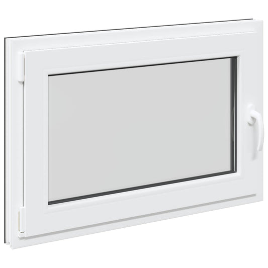 Παράθυρο Κάτω Στρώματος RISOR Ανθρακί 90 x 70 cm PVC και Γυαλί