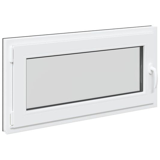 Παράθυρο Κάτω Στρώματος RISOR Ανθρακί 100 x 50 cm PVC και Γυαλί