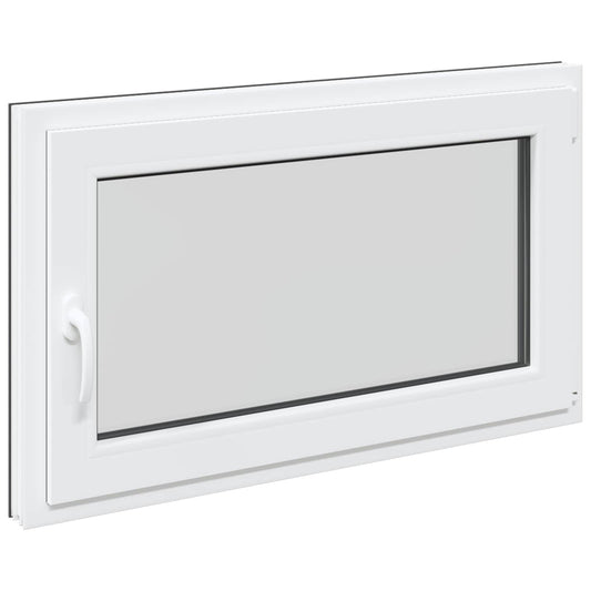 Παράθυρο Κάτω Στρώματος RISOR Ανθρακί 100 x 60 cm PVC και Γυαλί