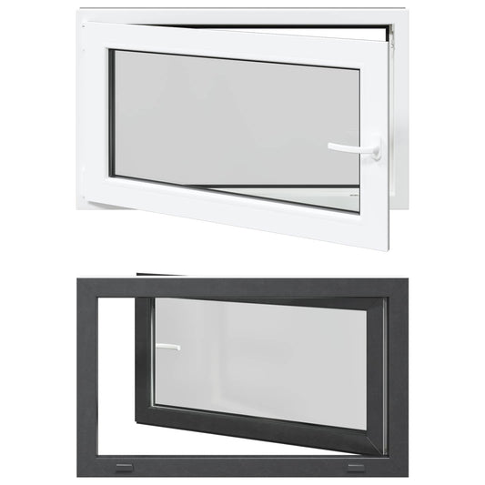 vidaXL Παράθυρο Υπογείου με Κλίση και Στροφή RISOR 100 x 60 cm
