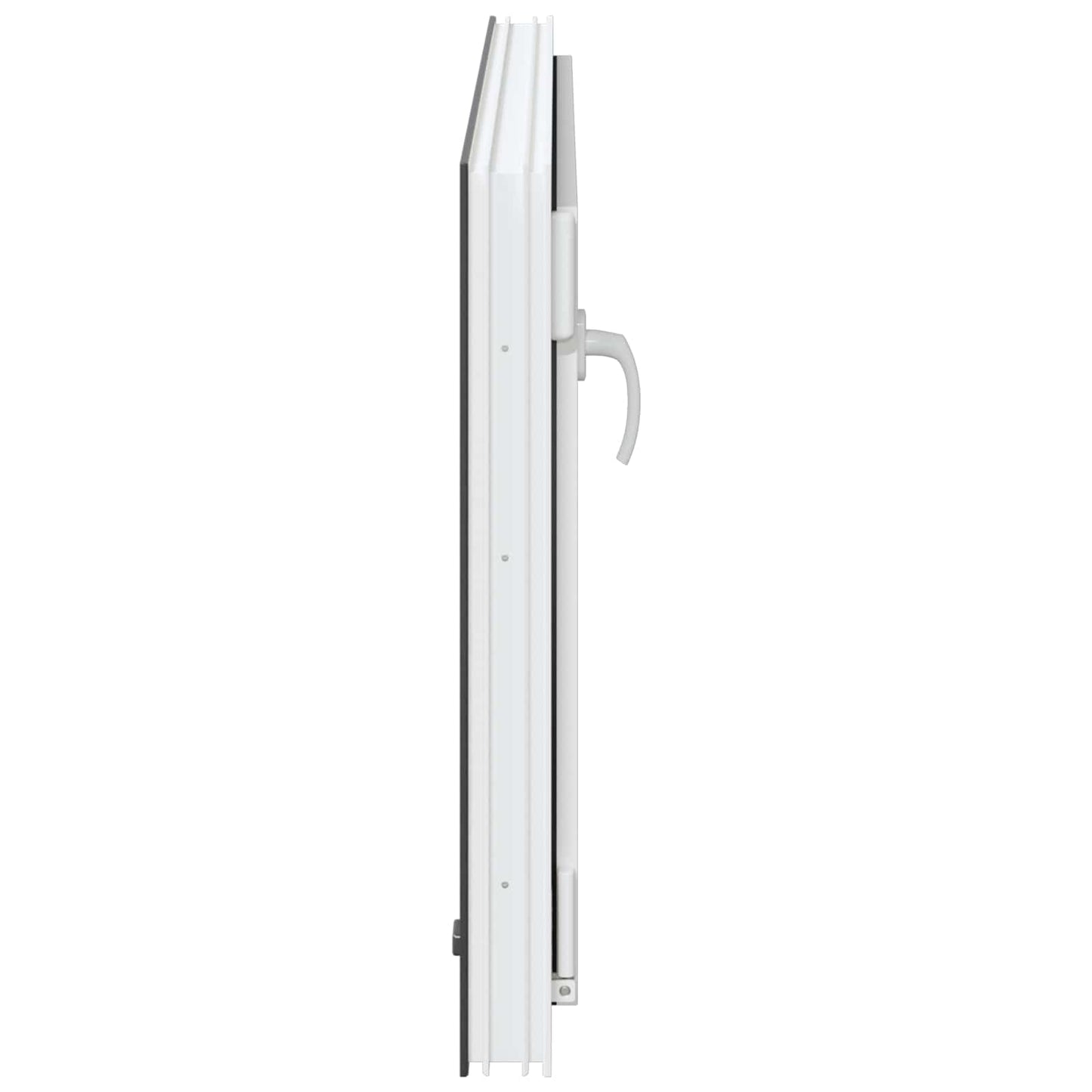 Παράθυρο Κάτω Στρώματος RISOR Ανθρακί 100 x 60 cm PVC και Γυαλί