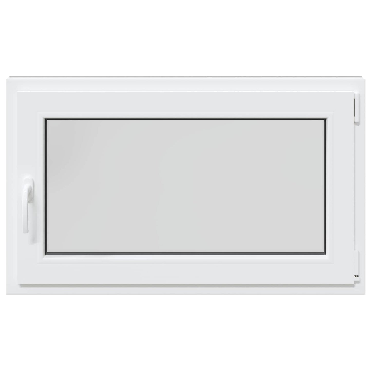 Παράθυρο Κάτω Στρώματος RISOR Ανθρακί 100 x 70 cm PVC και Γυαλί