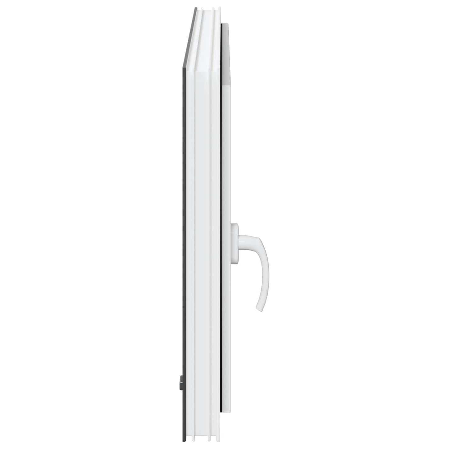 Παράθυρο Κάτω Στρώματος RISOR Ανθρακί 100 x 70 cm PVC και Γυαλί