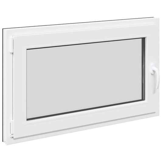 Παράθυρο Κάτω Στρώματος RISOR Ανθρακί 100 x 70 cm PVC και Γυαλί