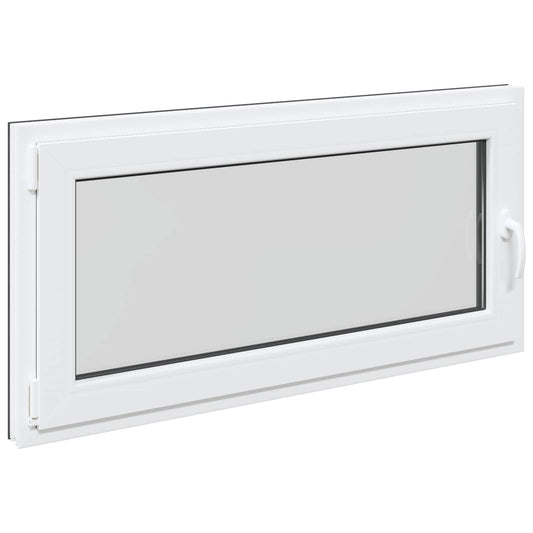 Παράθυρο Κάτω Στρώματος RISOR Ανθρακί 120 x 60 cm PVC και Γυαλί