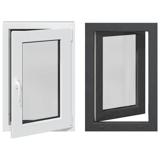vidaXL Παράθυρο Υπογείου με Κλίση και Στροφή RISOR 60 x 80 cm
