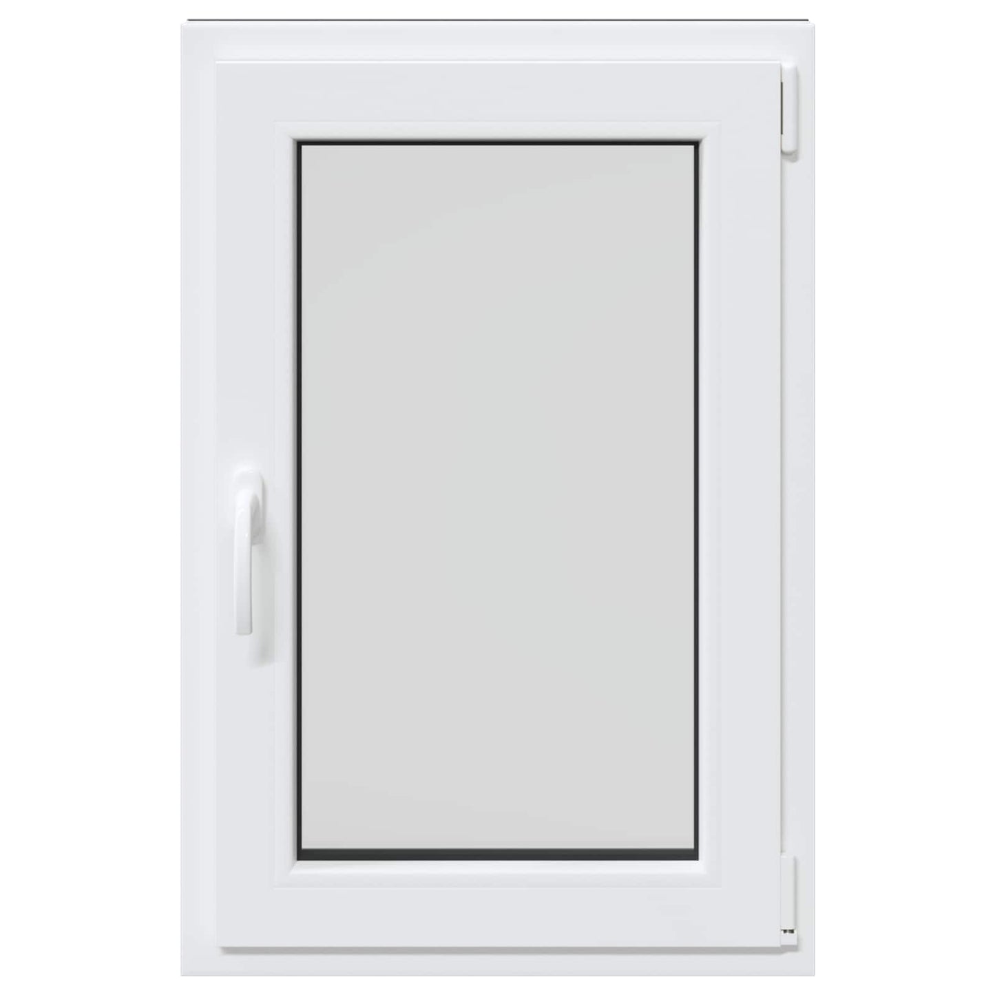 vidaXL Παράθυρο Κάτω Στρώματος RISOR 60 x 80 cm PVC και Γυαλί Ανθρακί