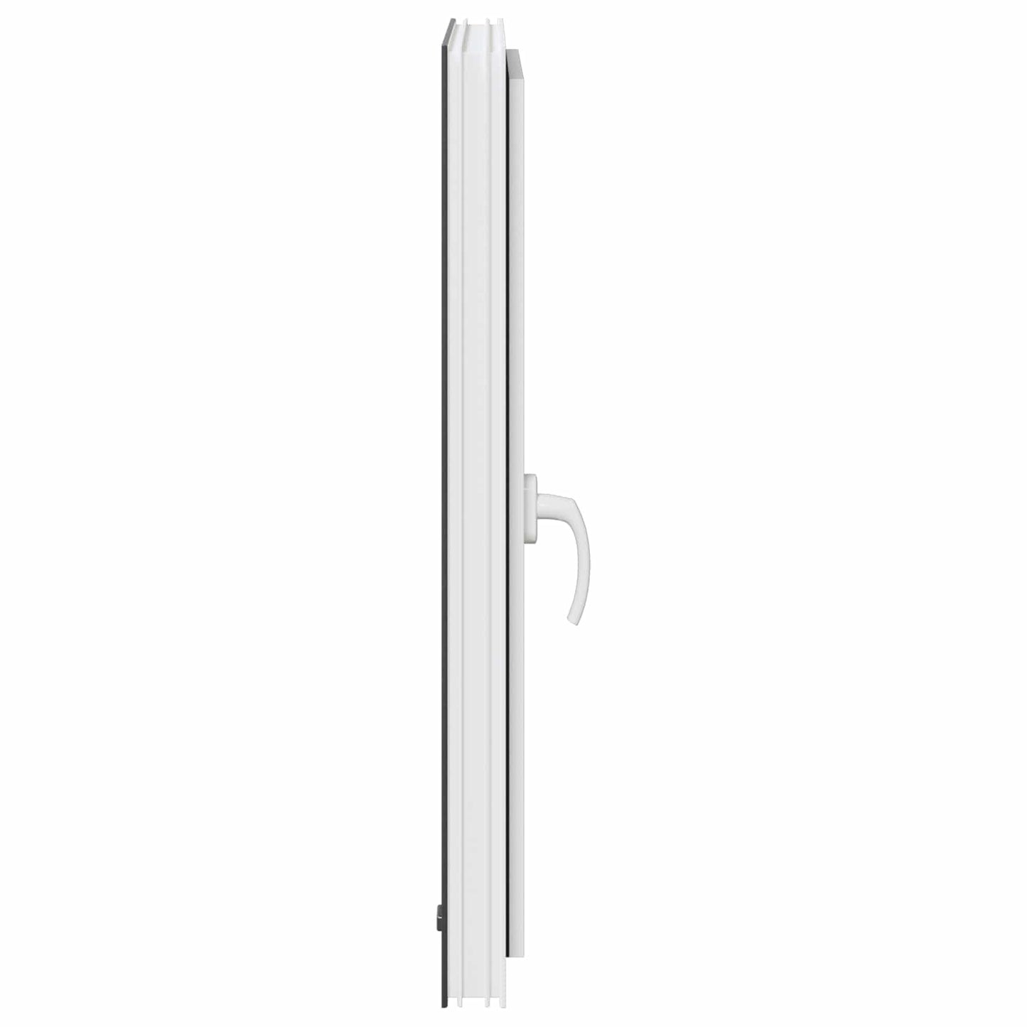 vidaXL Παράθυρο Κάτω Στρώματος RISOR 60 x 80 cm PVC και Γυαλί Ανθρακί