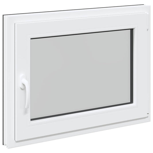 Παράθυρο Κάτω Στρώματος RISOR Ανθρακί 80 x 60 cm PVC και Γυαλί