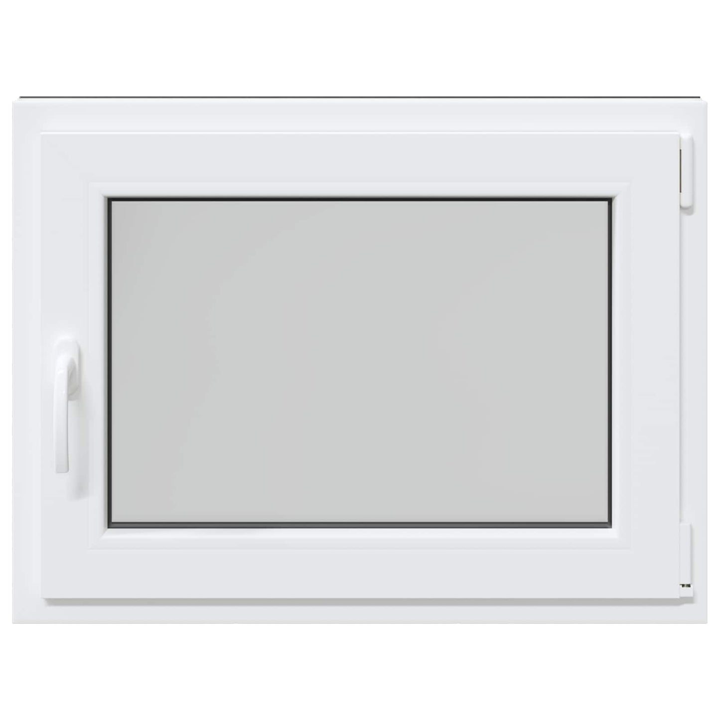 Παράθυρο Κάτω Στρώματος RISOR Ανθρακί 80 x 60 cm PVC και Γυαλί