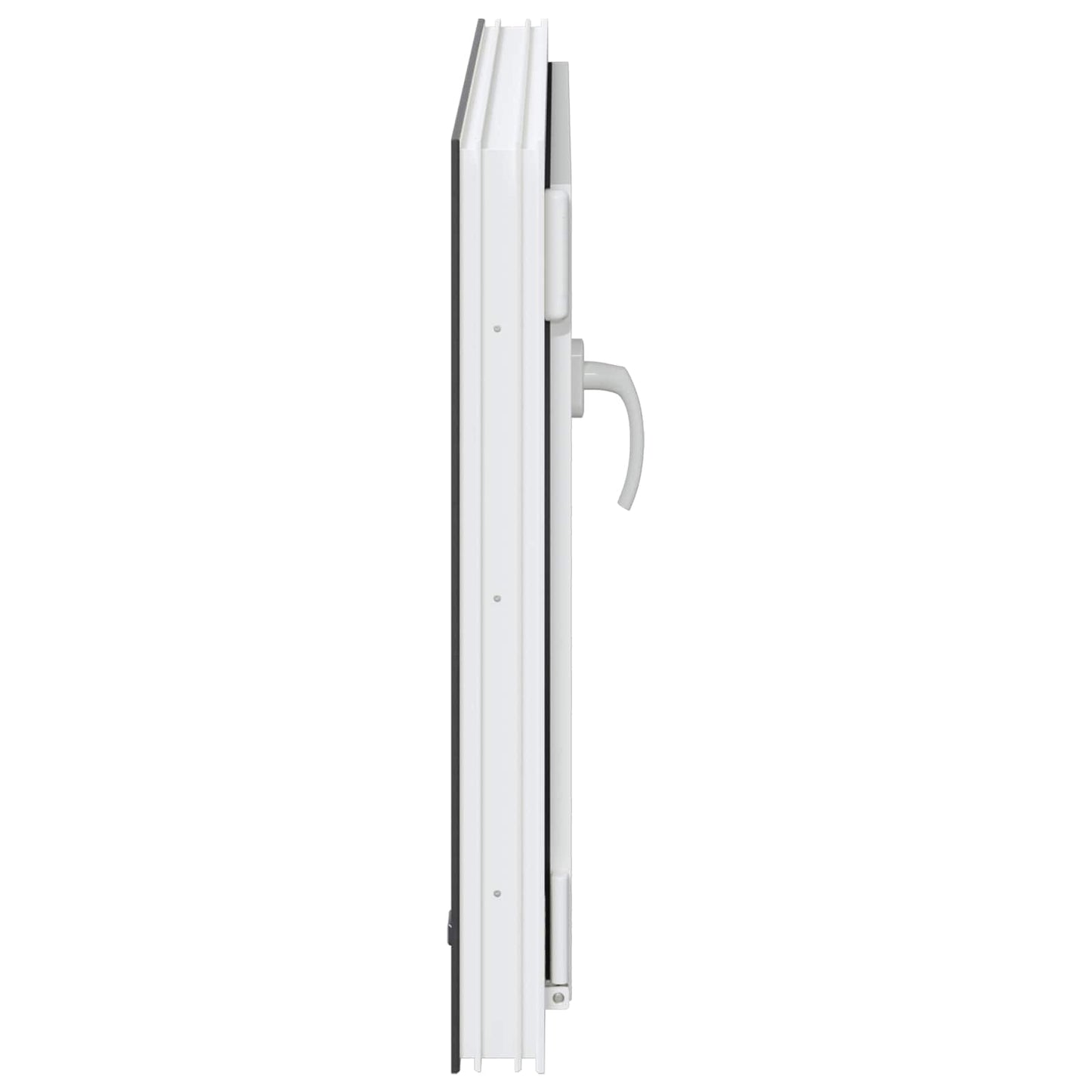 Παράθυρο Κάτω Στρώματος RISOR Ανθρακί 80 x 70 cm PVC και Γυαλί