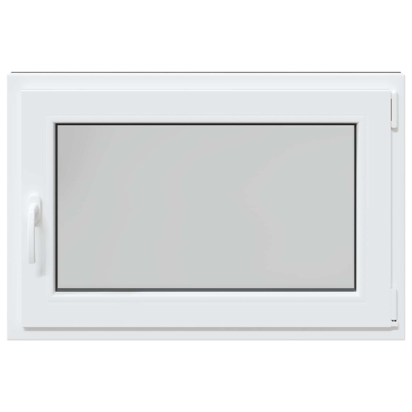 Παράθυρο Κάτω Στρώματος RISOR Ανθρακί 80 x 70 cm PVC και Γυαλί