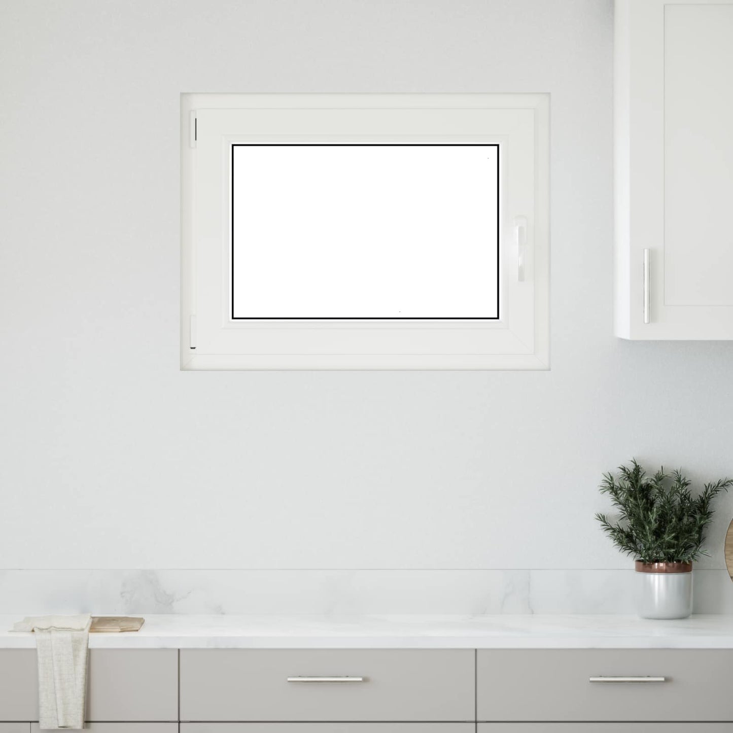 vidaXL Παράθυρο Υπογείου με Κλίση και Στροφή RISOR 90 x 60 cm