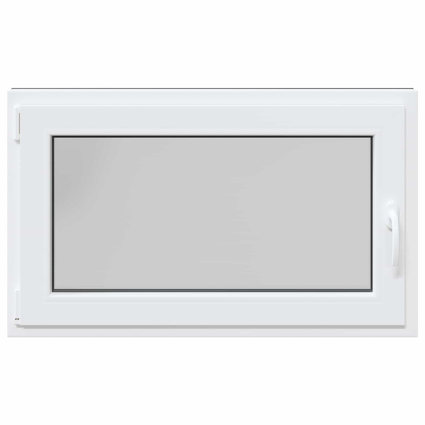 Παράθυρο Κάτω Στρώματος RISOR Ανθρακί 100 x 70 cm PVC και Γυαλί