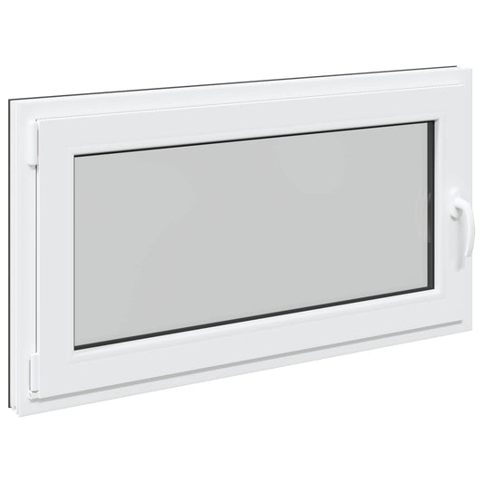 Παράθυρο Κάτω Στρώματος RISOR Ανθρακί 110 x 50 cm PVC και Γυαλί