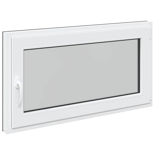 Παράθυρο Κάτω Στρώματος RISOR Ανθρακί 110 x 60 cm PVC και Γυαλί