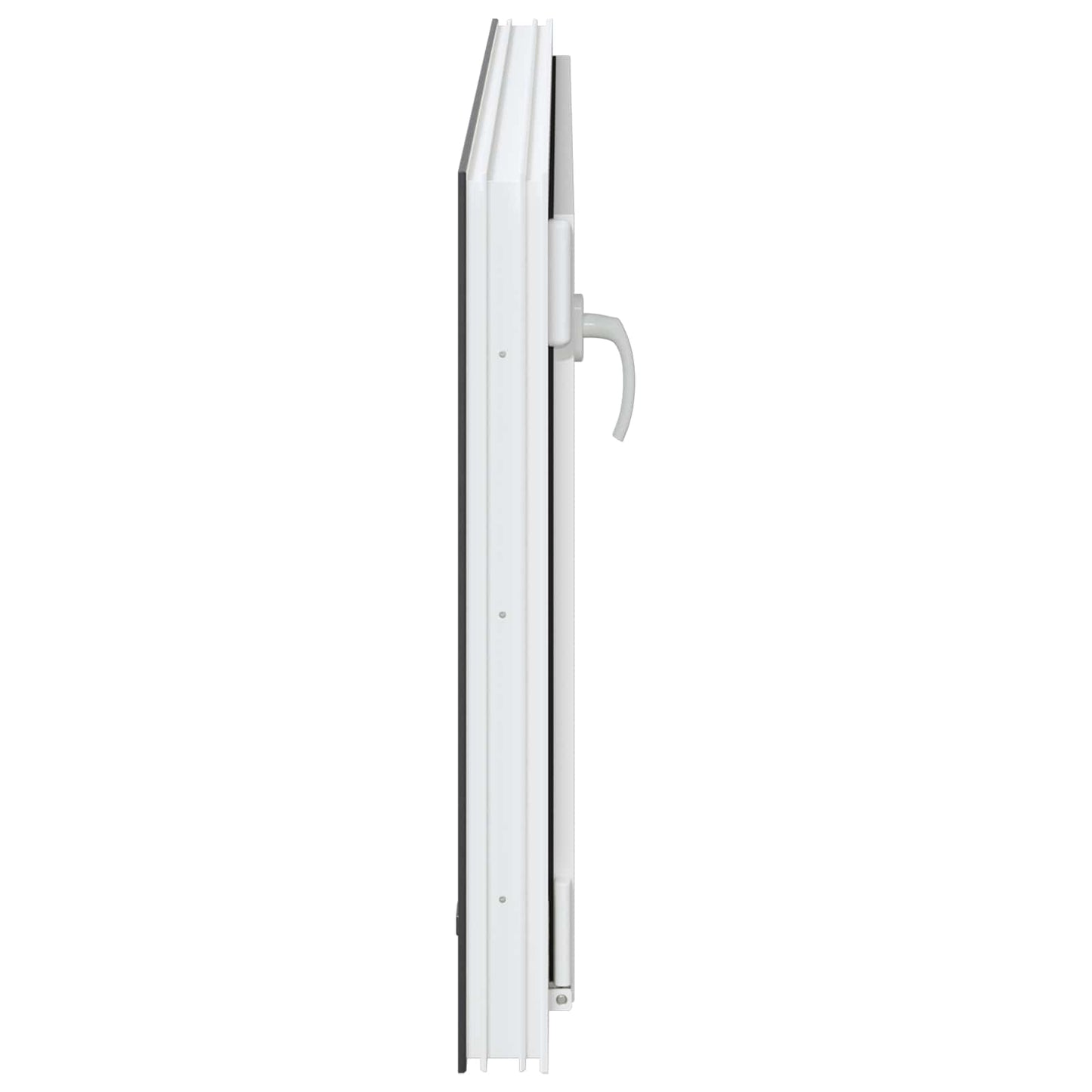 Παράθυρο Κάτω Στρώματος RISOR Ανθρακί 110 x 60 cm PVC και Γυαλί