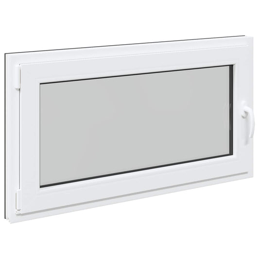Παράθυρο Κάτω Στρώματος RISOR Ανθρακί 120 x 60 cm PVC και Γυαλί