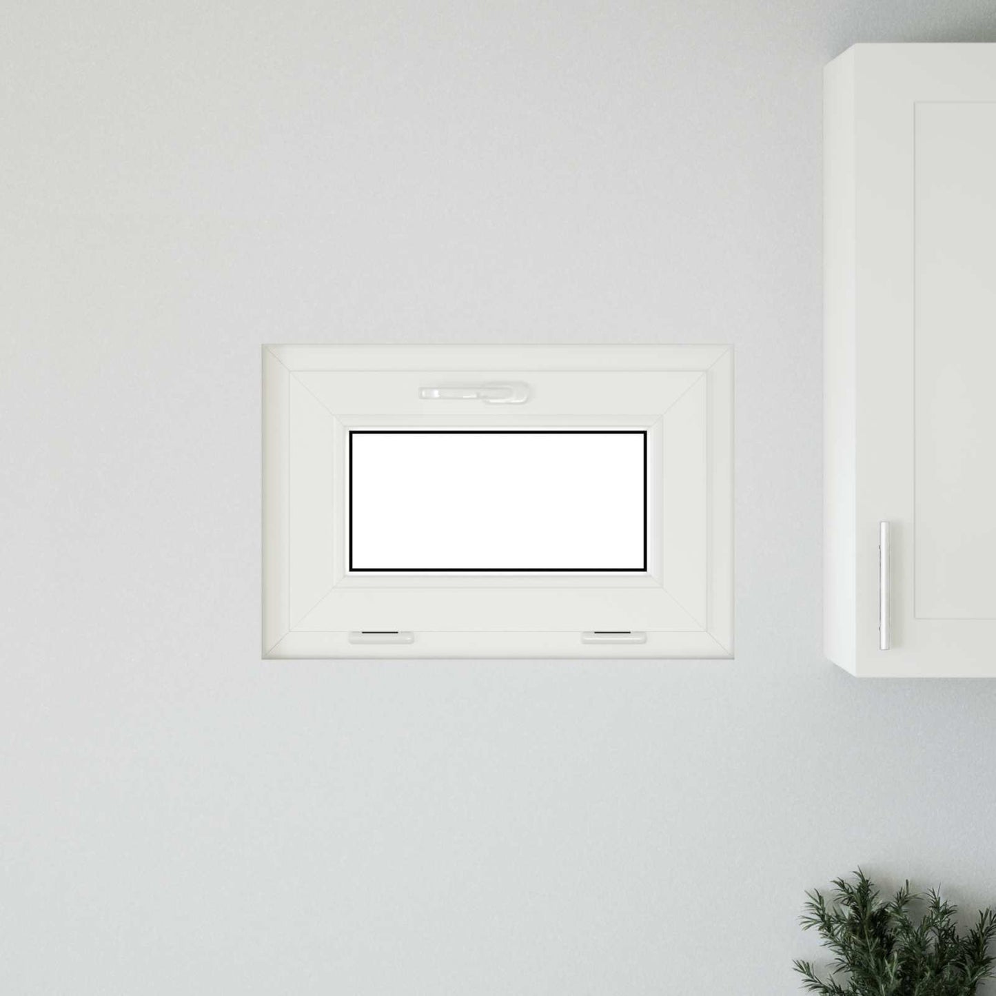 vidaXL Παράθυρο Κάτω Στρώματος RISOR 60 x 40 cm PVC και Γυαλί Ανθρακί