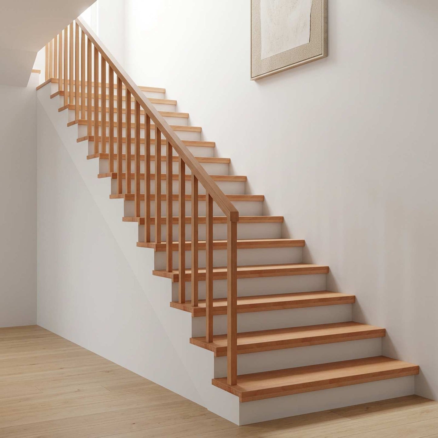 vidaXL Σκαλοπάτια 20 τεμ. 80 x 25 x 2 cm Φυσικό Στερεό ξύλο οξιάς